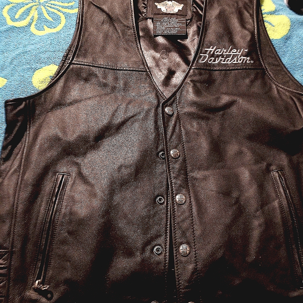 COPY - Harley-Davidson genuine leather Vest